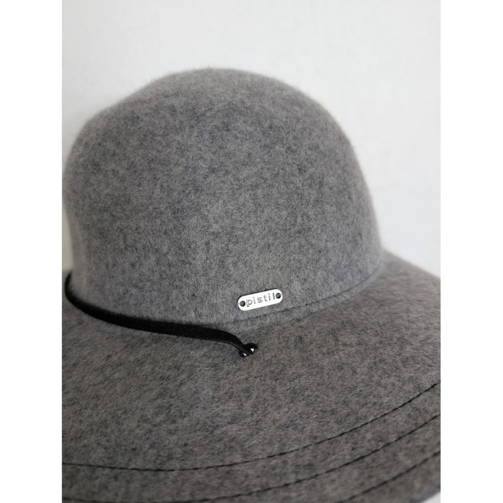 Pistil Women's Gray Wide Brim Wool Hat Boho Chic Festival Warm Bohemian Classic - Picture 3 of 5